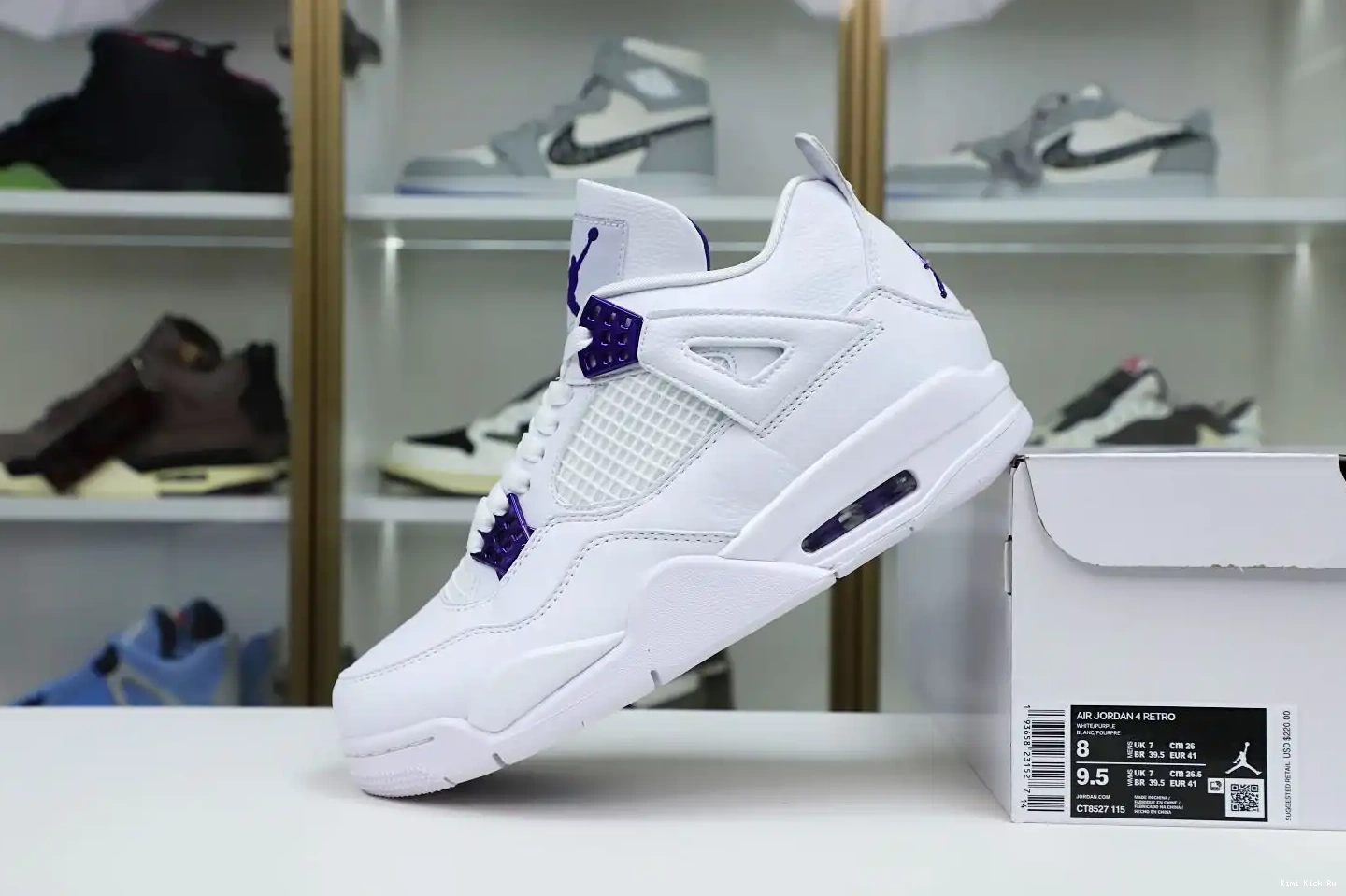 JORDAN METALLIC PURPLE 4 AIR Kimikick 0803
